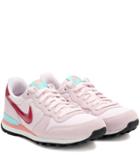 Nike Internationalist Suede And Fabric Sneakers