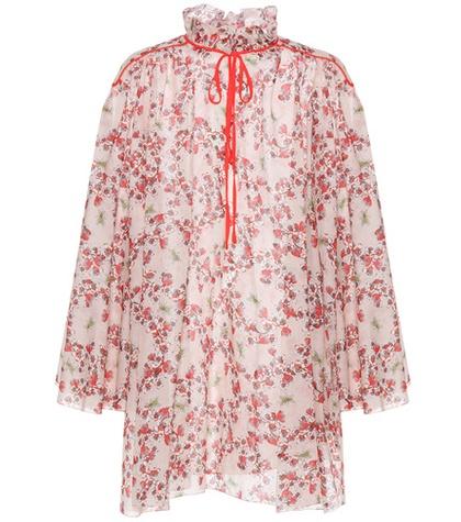 Prada Floral-printed Cotton Dress