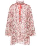 Prada Floral-printed Cotton Dress