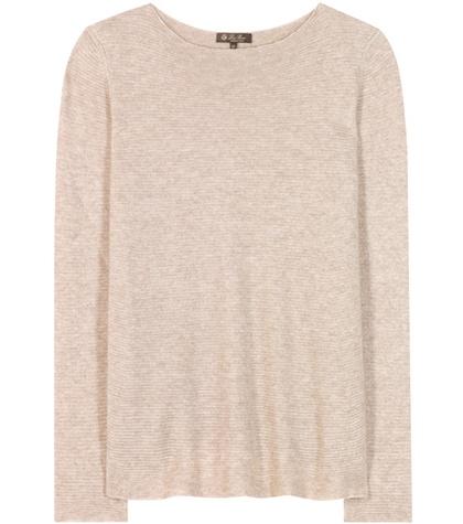 Loro Piana Huntington Knitted Cashmere And Silk Top