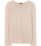 Loro Piana Huntington Knitted Cashmere And Silk Top