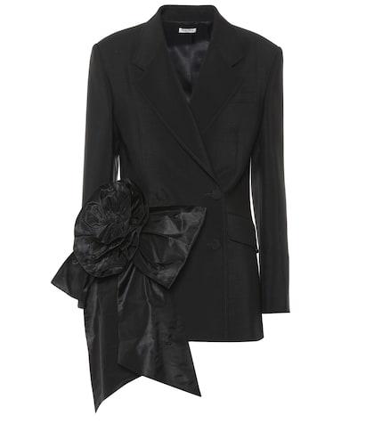 Prada Embellished Mohair And Wool Blazer