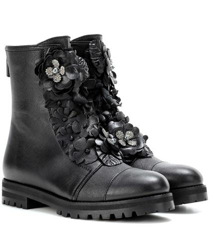 Jimmy Choo Havana Flat Leather Boots