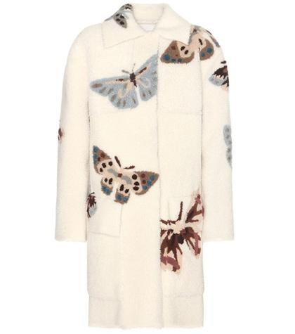 Givenchy Printed Shearling Coat