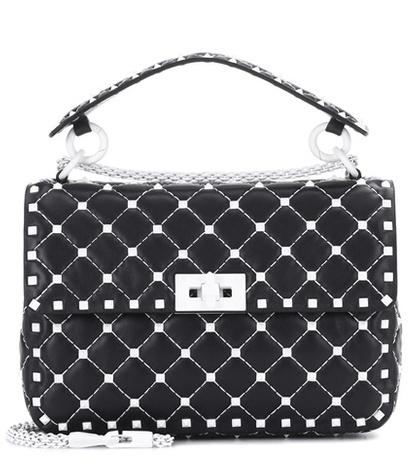 Valentino Garavani Valentino Garavani Free Rockstud Spike Medium Leather Shoulder Bag