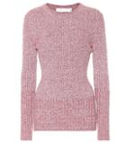 Victoria Beckham Ribbed Wool-blend Sweater