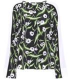 Equipment Abeline Floral-printed Silk Shirt