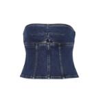 Alexachung Bandeau Denim Top