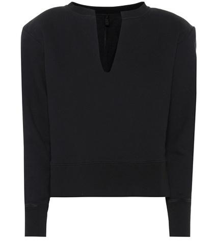 Saint Laurent Boxy Cotton Terry Top