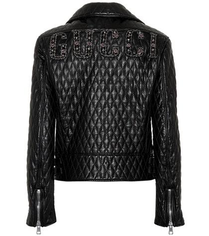 Gucci Matelassé Leather Jacket