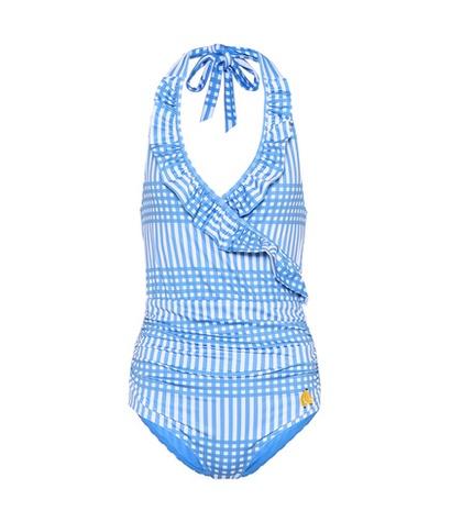 Acne Studios Exclusive To Mytheresa.com – Aroa Printed Halterneck Swimsuit