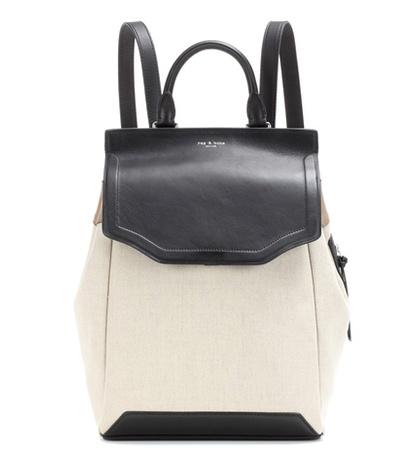 Rag & Bone Pilot Canvas And Leather Backpack