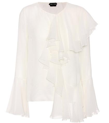Tom Ford Ruffled Silk Blouse
