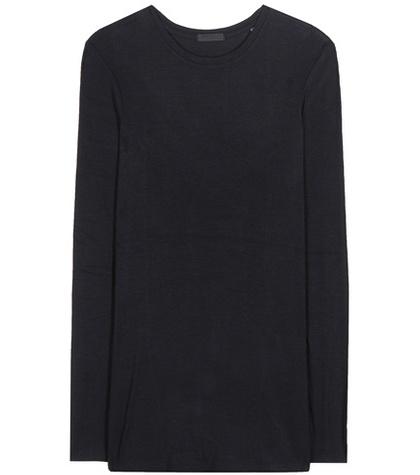 Atm Anthony Thomas Melillo Long-sleeved Ribbed Top