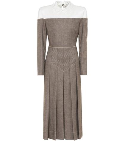 Fendi Wool-blend Midi Dress