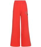 T By Alexander Wang Cotton Track Pants With Appliqué