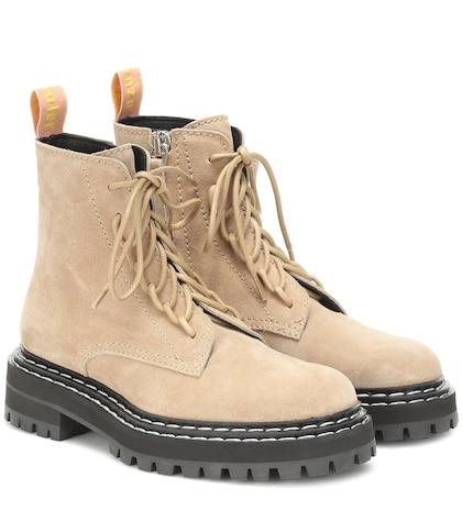 Heidi Klein Suede Lace-up Ankle Boots