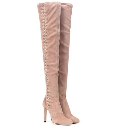 Jimmy Choo Marie 100 Suede Boots