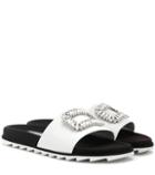 Haider Ackermann Pool Slidy Leather Slides
