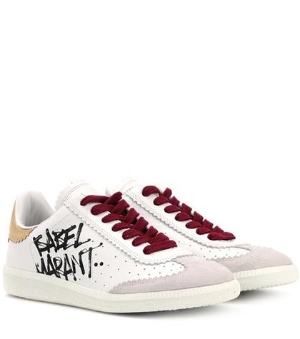 Jw Anderson Bryce Leather And Suede Sneakers
