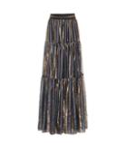 Peter Pilotto Metallic Silk Maxi Skirt