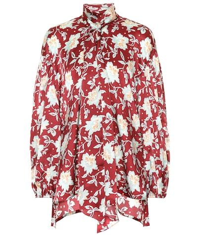 Chlo Floral Silk Blouse