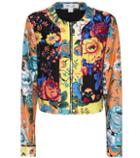 Diane Von Furstenberg Wool And Silk Printed Jacket