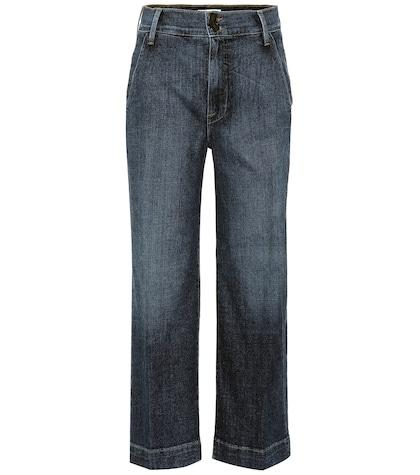 Tod's Wide Lean High-rise Cropped Jeans