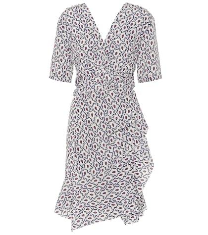 Isabel Marant Arodie Printed Silk Dress