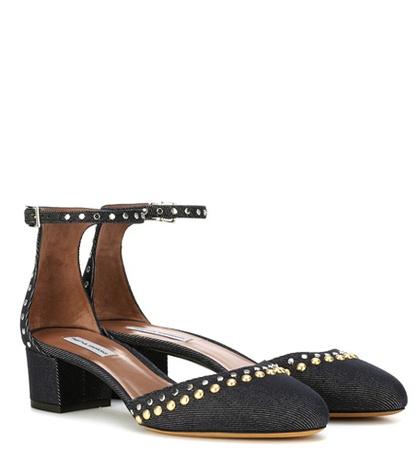 Tabitha Simmons Anais Studs Denim Pumps