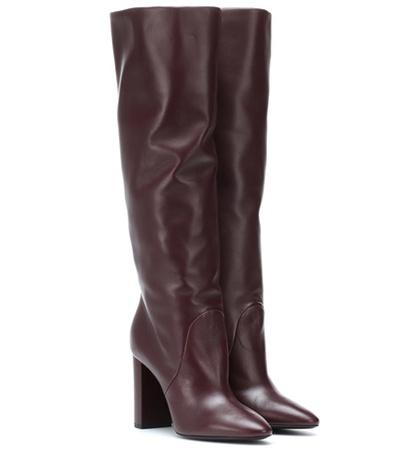 Saint Laurent Lou 95 Leather Boots