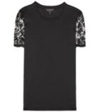 Y-3 Sport Cotton Lace-embellished T-shirt