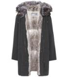 Vetements Fur-trimmed Parka Coat