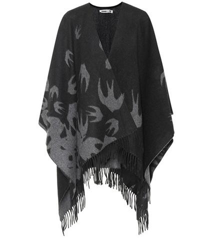Christian Louboutin Swallow Wool Cape