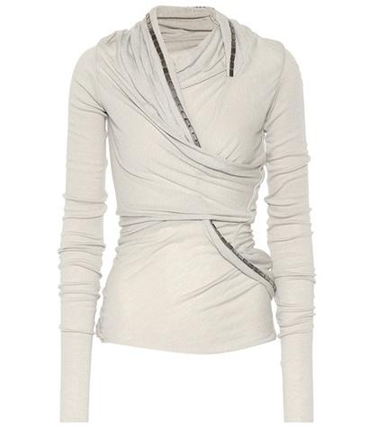 Rick Owens Lilies Embellished Knit Top