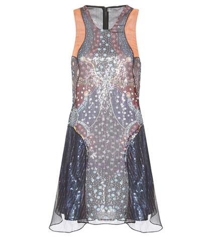 Acne Studios Juno Embellished Silk Dress
