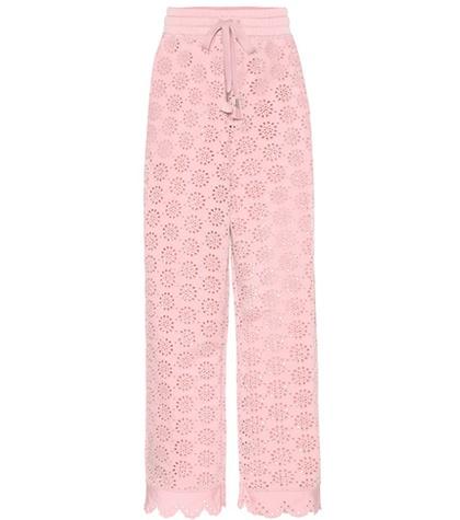 Isabel Marant Embroidered Jersey Trousers