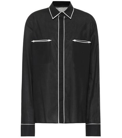 Haider Ackermann Piped Cotton Shirt
