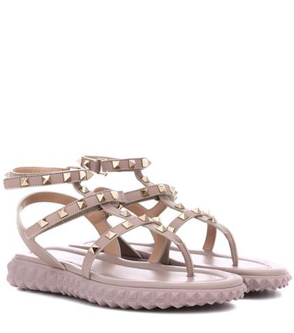 Valentino Valentino Garavani Free Rockstud Leather Sandals