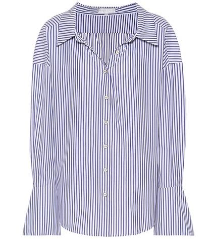 P.e Nation Hewell Striped Cotton Blouse