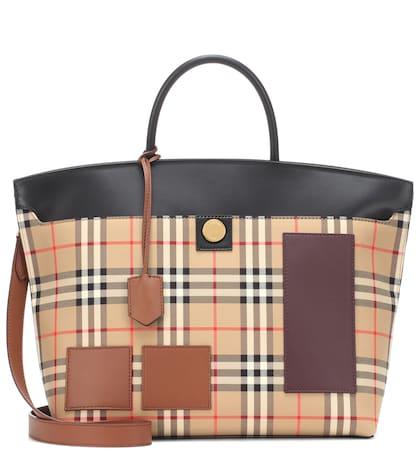 Burberry Society Medium Canvas Tote