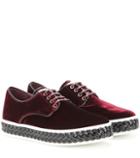 Miu Miu Velvet Sneakers