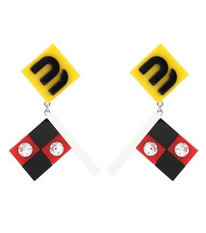 Acne Studios Embellished Clip-on Earrings