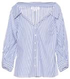 Velvet Rosetta Striped Cotton Shirt