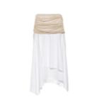Loewe Cotton And Linen Midi Skirt