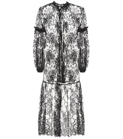 Alexander Mcqueen Longline Lace Blouse