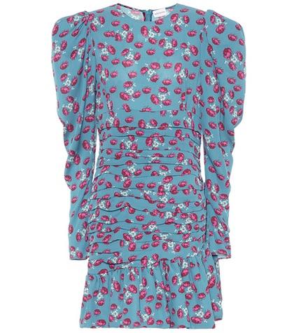 Magda Butrym Borneo Floral Silk Minidress