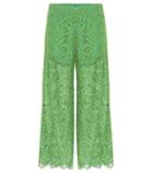 Gucci Lace Wide-leg Cropped Trousers