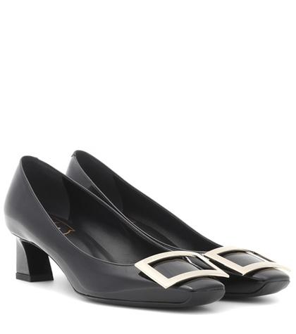 Dolce & Gabbana Belle Vivier Trompette Patent Leather Pumps