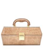 Staud Lincoln Embossed Leather Tote